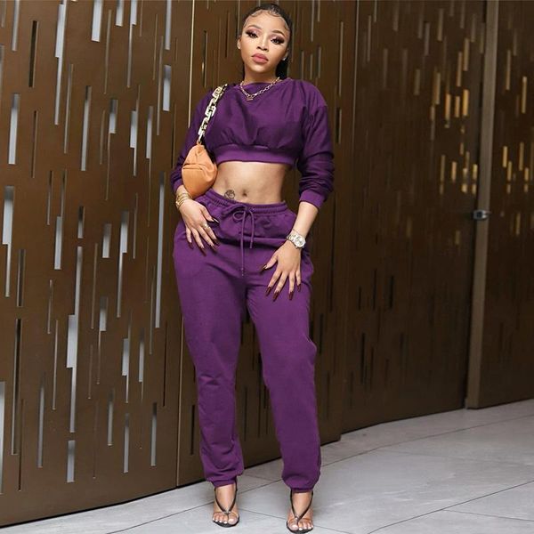 women's two piece pants set long sleeve crop lace up sweatpants fall outfits women tracksuit club wear matching sets, White
women's two piece pants set long sleeve crop lace up sweatpants fall outfits women tracksuit club wear matching sets, White
