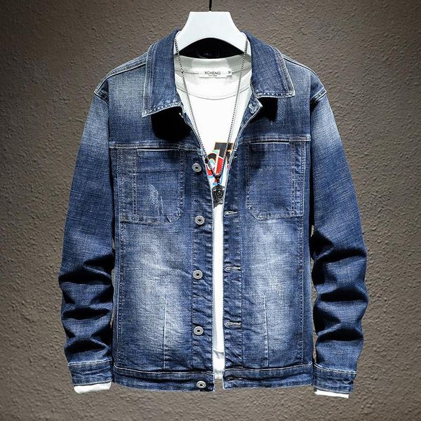 2021 men's casual fashion denim jacket youth autumn lapel fashion denim jacket, Black;brown
2021 men's casual fashion denim jacket youth autumn lapel fashion denim jacket, Black;brown