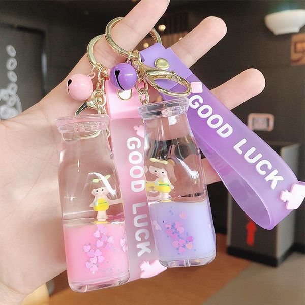 keychains quicksand floating cute girl acrylic creative wishing bottle key chain bag car pendant gifts for women, Silver
keychains quicksand floating cute girl acrylic creative wishing bottle key chain bag car pendant gifts for women, Silver