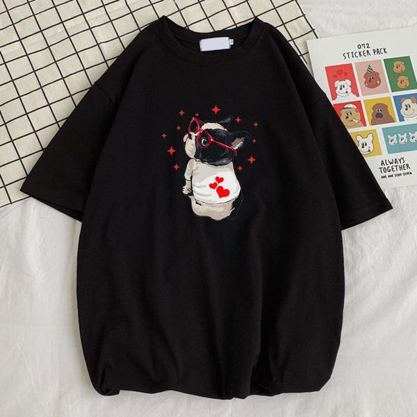 men's t-shirts funny cute dog with glasses prints men tshirt graphic loose tshirts vintage t shirts street crew neck mens clothes, White;black
men's t-shirts funny cute dog with glasses prints men tshirt graphic loose tshirts vintage t shirts street crew neck mens clothes, White;black