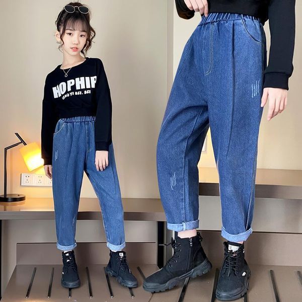 jeans 2021 spring autumn baby girl elastic waist girl's fashion trousers for children casual style kids clothes d600, Blue
jeans 2021 spring autumn baby girl elastic waist girl's fashion trousers for children casual style kids clothes d600, Blue