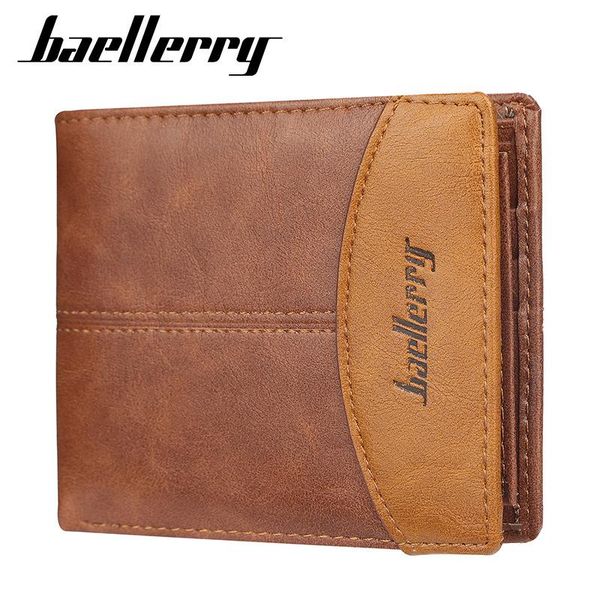 wallets baellerry luxury men wallet leather pu bifold short hasp vintage male purse coin pouch multi-functional cards, Red;black
wallets baellerry luxury men wallet leather pu bifold short hasp vintage male purse coin pouch multi-functional cards, Red;black