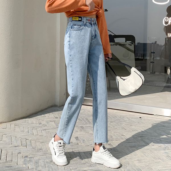 women's brem of fashion 2021 spring and summer new high waist in straight-leg wild hare thin nine-point pants q0hb, Blue
women's brem of fashion 2021 spring and summer new high waist in straight-leg wild hare thin nine-point pants q0hb, Blue