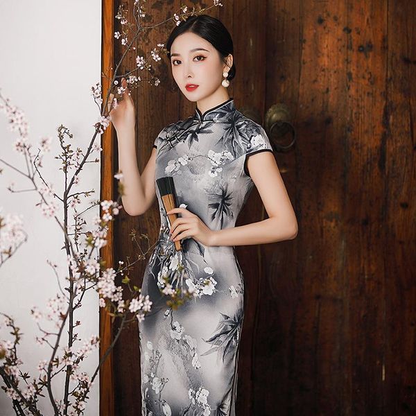 ethnic clothing chinese style retro qipao vintage elegant oriental evening party women cheongsam exquisite ladies short sleeve robe gow, Red
ethnic clothing chinese style retro qipao vintage elegant oriental evening party women cheongsam exquisite ladies short sleeve robe gow, Red