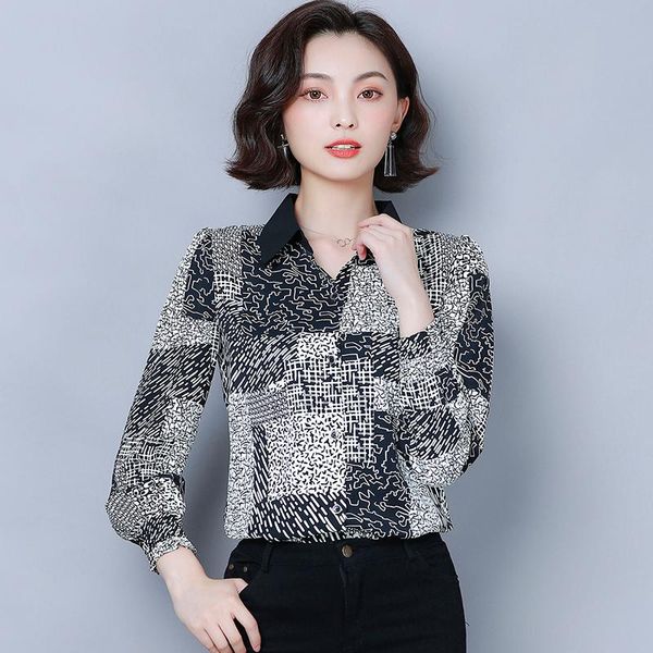 women's blouses & shirts bluses mujer chiffon women female ladies autumn 2021 office lady printed blouse shirt casual 502c, White
women's blouses & shirts bluses mujer chiffon women female ladies autumn 2021 office lady printed blouse shirt casual 502c, White