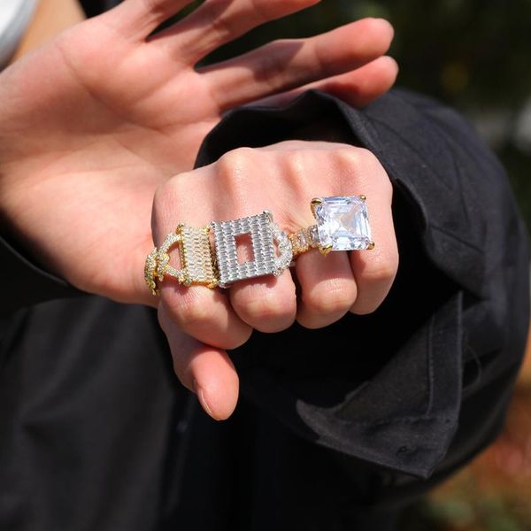 wedding rings men's luxury big zircon ring hip hop gold plated, Slivery;golden
wedding rings men's luxury big zircon ring hip hop gold plated, Slivery;golden