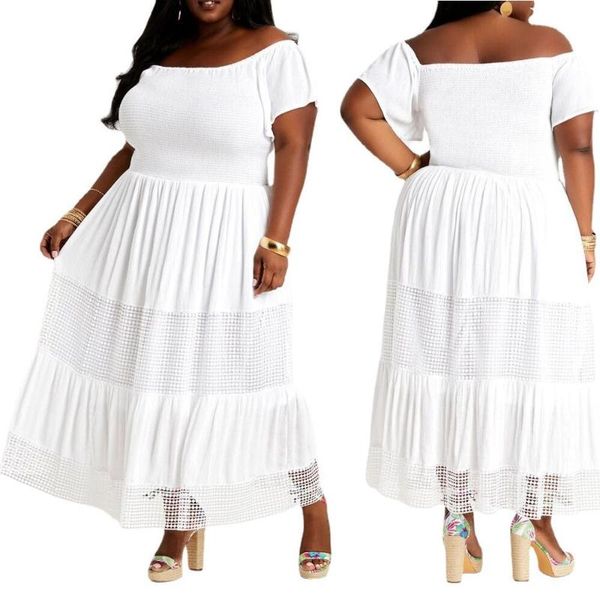 plus size dresses xl--5xl dress women summer clothiing 2021 casual solid color white short sleeve long wholesale drop, Black
plus size dresses xl--5xl dress women summer clothiing 2021 casual solid color white short sleeve long wholesale drop, Black