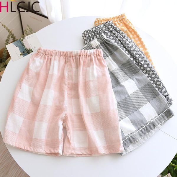 women's sleepwear 2021 summer women sleep shorts cotton gauze pajamas pants plaid bottoms wear sleeping womens lounge, Black;red
women's sleepwear 2021 summer women sleep shorts cotton gauze pajamas pants plaid bottoms wear sleeping womens lounge, Black;red