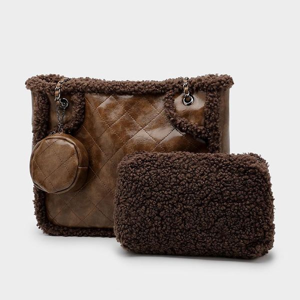 evening bags ladies single shoulder tote handbags 2021 winter lamb hair large capacity chain crossbody bag sacos de mujer vestir bolsa
evening bags ladies single shoulder tote handbags 2021 winter lamb hair large capacity chain crossbody bag sacos de mujer vestir bolsa