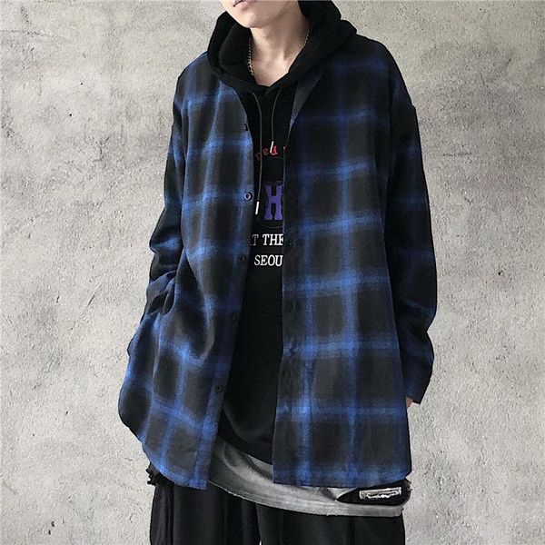 autumn korean plaid shirt men's fashion retro cotton casual shirt men streetwear wild loose long-sleeved shirts mens -xl, White;black
autumn korean plaid shirt men's fashion retro cotton casual shirt men streetwear wild loose long-sleeved shirts mens -xl, White;black