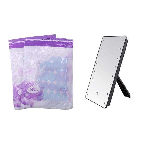 compact mirrors 200pcs paraffin spa therabath foot protectors bags & 1 pcs oversized led makeup mirror with lamp
compact mirrors 200pcs paraffin spa therabath foot protectors bags & 1 pcs oversized led makeup mirror with lamp