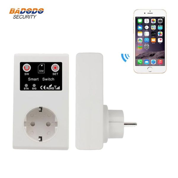gsm wireless smart power plug switch socket uk eu au standard socket sc1-gsm sms call app remote control for home automation
gsm wireless smart power plug switch socket uk eu au standard socket sc1-gsm sms call app remote control for home automation
