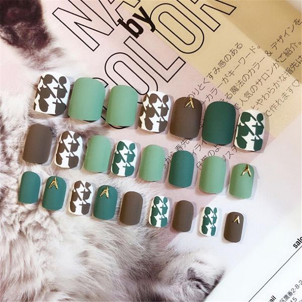 false nails 24pcs acrylic tips (include 2g nail glue) green paragraph fake finger full diy art, Red;gold
false nails 24pcs acrylic tips (include 2g nail glue) green paragraph fake finger full diy art, Red;gold