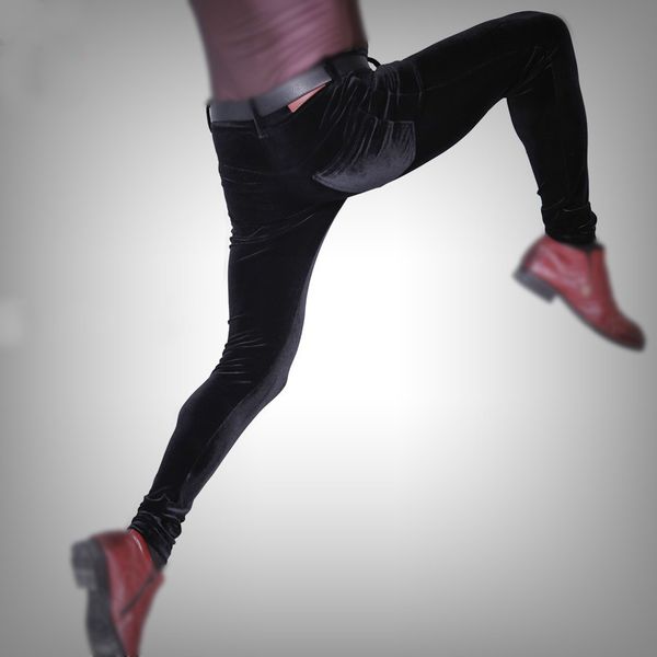 men silm spring autumn corduroy pencil long pants mid waist casual solid black dark blue color skinny trousers, Black;red
men silm spring autumn corduroy pencil long pants mid waist casual solid black dark blue color skinny trousers, Black;red