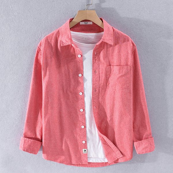 2021 simple long sleeve with four seasons'simple watermelon color shirts solid for man pure cotton all-match fit male shirt 7qxj, Black
2021 simple long sleeve with four seasons'simple watermelon color shirts solid for man pure cotton all-match fit male shirt 7qxj, Black
