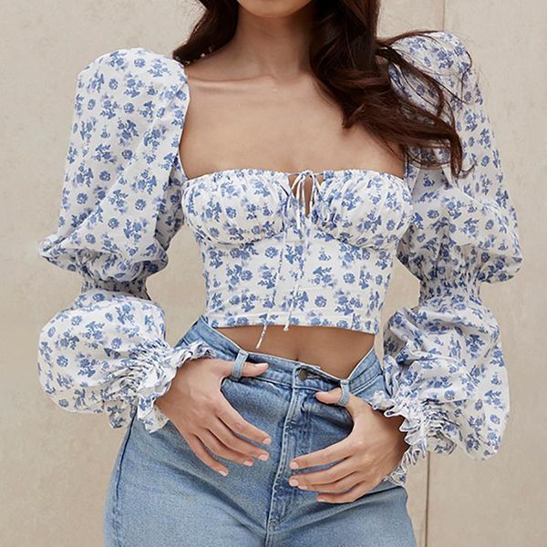 women's blouses & shirts blouse women shirt floral retro square collar ladies spring autumn bl2021050, White
women's blouses & shirts blouse women shirt floral retro square collar ladies spring autumn bl2021050, White