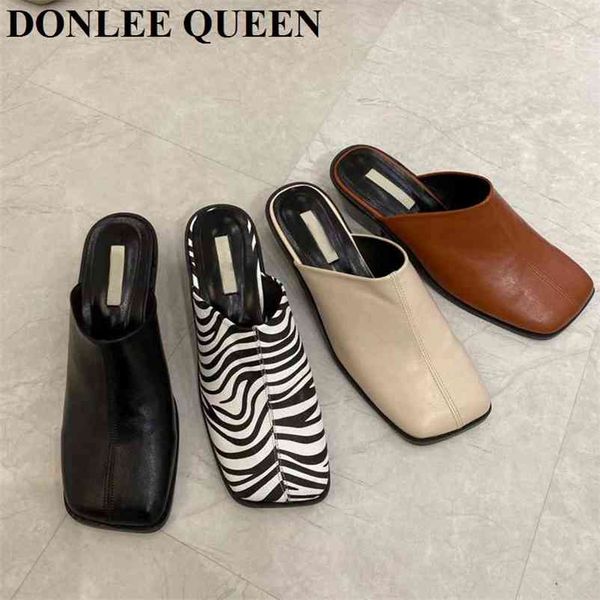 zebra pattern mule shoe mid heel square toe slippers outdoor slides close flip flops spring zapatillas mujer 210619, Black
zebra pattern mule shoe mid heel square toe slippers outdoor slides close flip flops spring zapatillas mujer 210619, Black