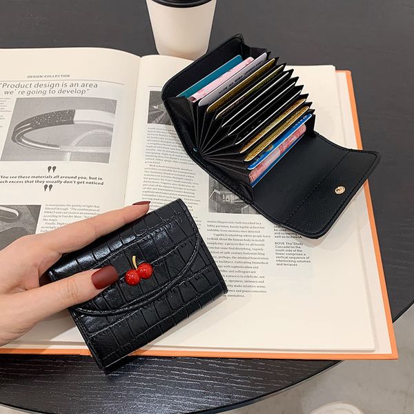card holder female 2021 new document package coin purse small and simple portable anti-theft swiping anti-degaussing card holder multiple ca, Brown;gray
card holder female 2021 new document package coin purse small and simple portable anti-theft swiping anti-degaussing card holder multiple ca, Brown;gray