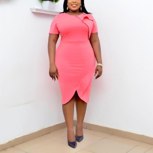 casual dresses african ladies office elegant pink bodycon high waist sleeveless round neck work business vestidos mujer midi 2021, Black;gray
casual dresses african ladies office elegant pink bodycon high waist sleeveless round neck work business vestidos mujer midi 2021, Black;gray