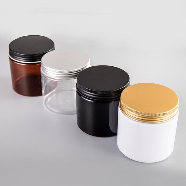 storage bottles & jars 25pcs/lot 200g 200ml plastic jar cosmetic cream pot aluminum lid cap pet container empty packing
storage bottles & jars 25pcs/lot 200g 200ml plastic jar cosmetic cream pot aluminum lid cap pet container empty packing