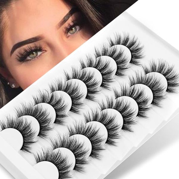 false eyelashes 5/8/10 pairs 3d faux mink natural thick long 10-15mm lashes dramatic fake eyelash eyes makeup extension beauty
false eyelashes 5/8/10 pairs 3d faux mink natural thick long 10-15mm lashes dramatic fake eyelash eyes makeup extension beauty