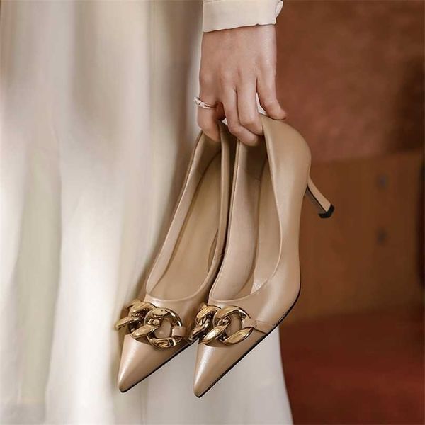 meotina genuine leather high heels stiletto heel women shoes metal decoration pointed toe pumps office ladies footwear beige 40 211029, Black
meotina genuine leather high heels stiletto heel women shoes metal decoration pointed toe pumps office ladies footwear beige 40 211029, Black