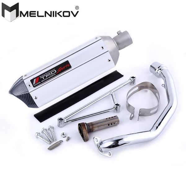 motorcycle exhaust system scooter muffler full with db killer slip on for israel joy raid 125
motorcycle exhaust system scooter muffler full with db killer slip on for israel joy raid 125