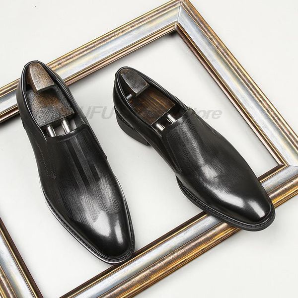 dress shoes black men summer genuine leather hair stylist italian quality oxford slip on british carved business casual loafers prjc
dress shoes black men summer genuine leather hair stylist italian quality oxford slip on british carved business casual loafers prjc