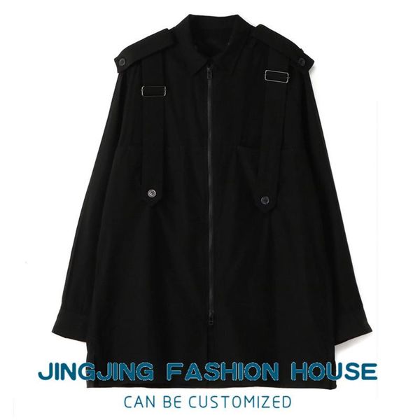 men's casual shirts s-6xl four seasons loose youth personality shirt long sleeves all-match show thin pointed collar jacket, White;black
men's casual shirts s-6xl four seasons loose youth personality shirt long sleeves all-match show thin pointed collar jacket, White;black