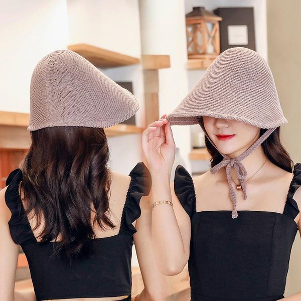 wide brim hats autumn and winter korean version of wild women's cotton hat pure color cute yarn knitted lace fisherman sun, Blue;gray
wide brim hats autumn and winter korean version of wild women's cotton hat pure color cute yarn knitted lace fisherman sun, Blue;gray