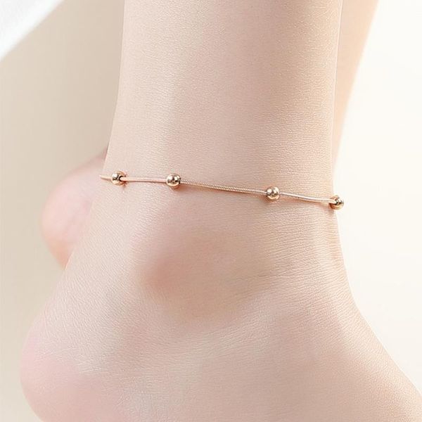 anklets titanium steel lucky beads round rice women's leg ring jewelry beach ankle chain, Red;blue
anklets titanium steel lucky beads round rice women's leg ring jewelry beach ankle chain, Red;blue