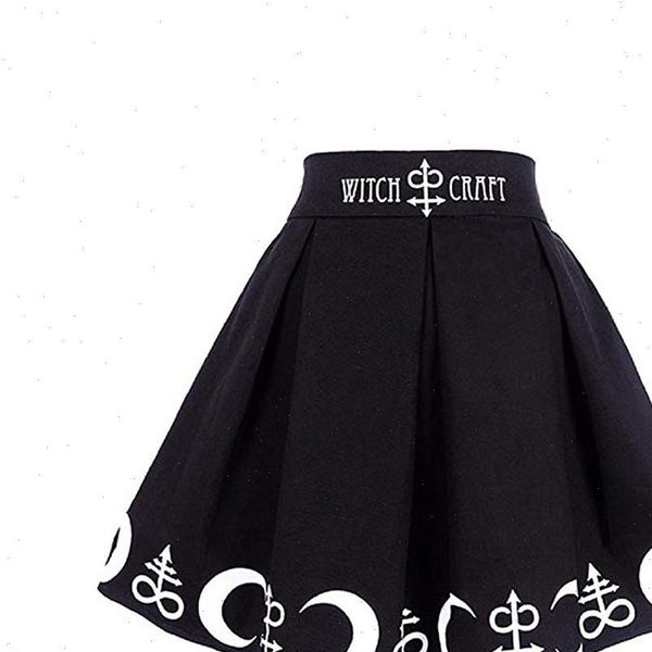 40 mini skirt women gothic punk witchcraft moon skirts womens magic spell symbols pleated drop shipping, Black
40 mini skirt women gothic punk witchcraft moon skirts womens magic spell symbols pleated drop shipping, Black