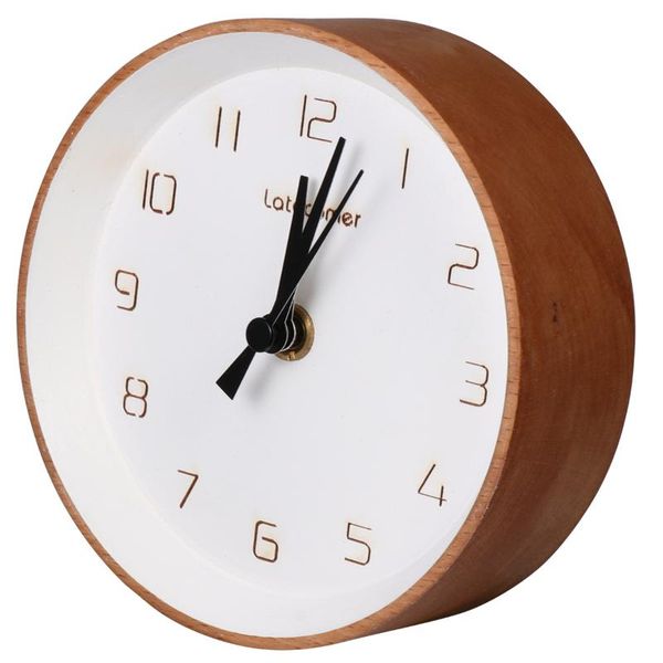 wall clocks 1pc creative clock decoration household deskwooden adornment for home living room (white)
wall clocks 1pc creative clock decoration household deskwooden adornment for home living room (white)