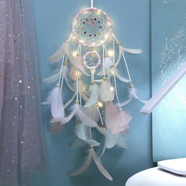 decorative objects & figurines dream catcher led handmade dreamcatcher feathers night light catchers wall hanging home room decoration baby
decorative objects & figurines dream catcher led handmade dreamcatcher feathers night light catchers wall hanging home room decoration baby