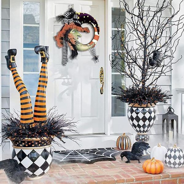 decorative objects & figurines halloween wreath wonderful witch decoration pendant handmade party supplies home garden door window wall hang
decorative objects & figurines halloween wreath wonderful witch decoration pendant handmade party supplies home garden door window wall hang