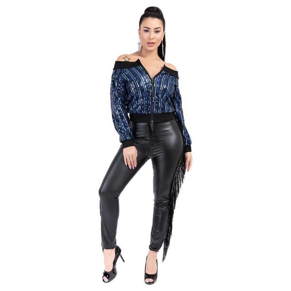 women's jackets echoine women jacket long sleeve off the shoulder overcoat multicolor sequined patch zip coat autumn winter ladies clot, Black;brown
women's jackets echoine women jacket long sleeve off the shoulder overcoat multicolor sequined patch zip coat autumn winter ladies clot, Black;brown