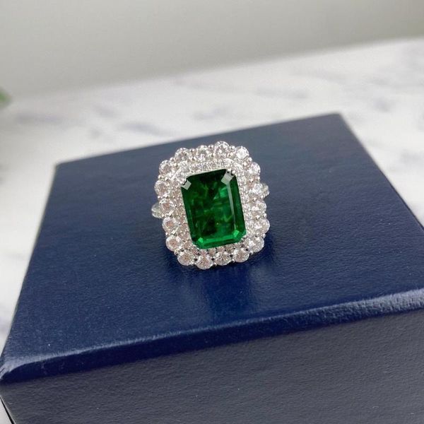 cluster rings 925 sterling silver wedding green natural emerald party fashion wild noble ring jewelry female big, Golden;silver
cluster rings 925 sterling silver wedding green natural emerald party fashion wild noble ring jewelry female big, Golden;silver