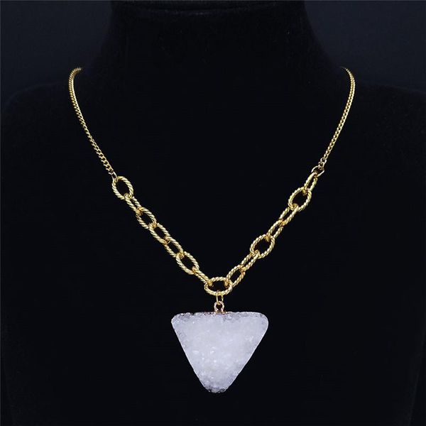 pendant necklaces 2021 white crystal stainless steel charm for women silver color geometric triangle chain necklace jewelry nd53s01
pendant necklaces 2021 white crystal stainless steel charm for women silver color geometric triangle chain necklace jewelry nd53s01