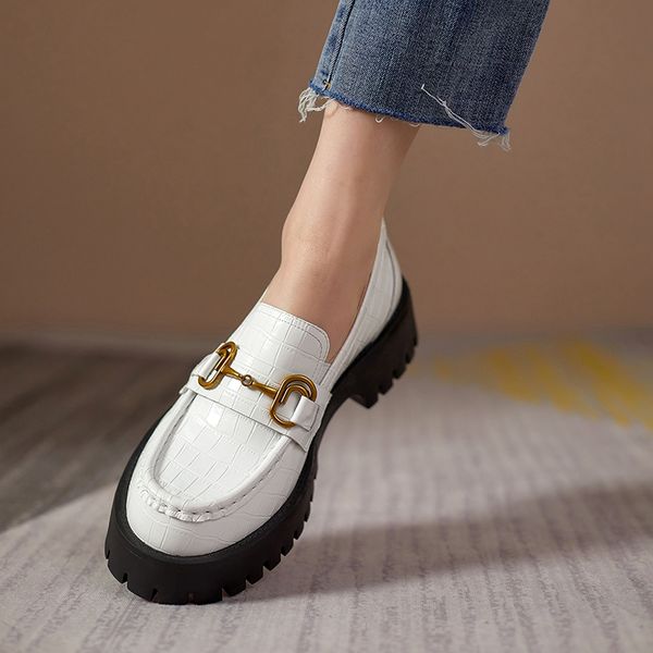 Shoes for Women 2021 Women Flat Shoes Genuine Leather Loafers Round Toe Platform Shoes Spring/Autumn Fashion Pumps Ladies, Black
Shoes for Women 2021 Women Flat Shoes Genuine Leather Loafers Round Toe Platform Shoes Spring/Autumn Fashion Pumps Ladies, Black