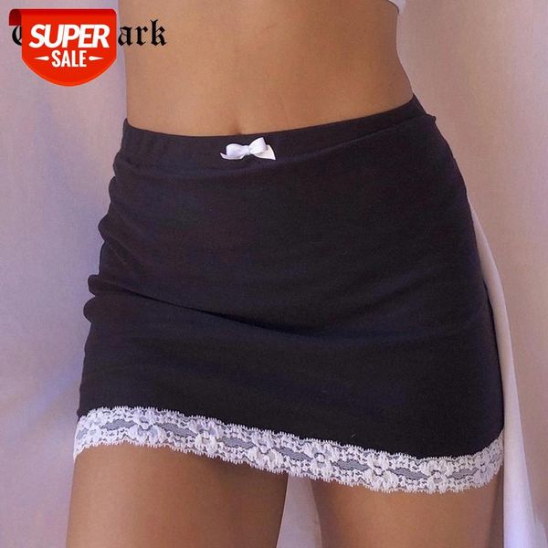 Goth Dark E-Girl Y2k Bow Front Black Mini Skirts Gothic High Waist Lace Patchwork A-Line Slim Skirt Women Fashion Sexy Clubwear #k63Z
Goth Dark E-Girl Y2k Bow Front Black Mini Skirts Gothic High Waist Lace Patchwork A-Line Slim Skirt Women Fashion Sexy Clubwear #k63Z