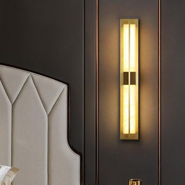 light luxury post-modern rectangular marble wall lamp l villa living room background wall bedroom all copper lamp
light luxury post-modern rectangular marble wall lamp l villa living room background wall bedroom all copper lamp