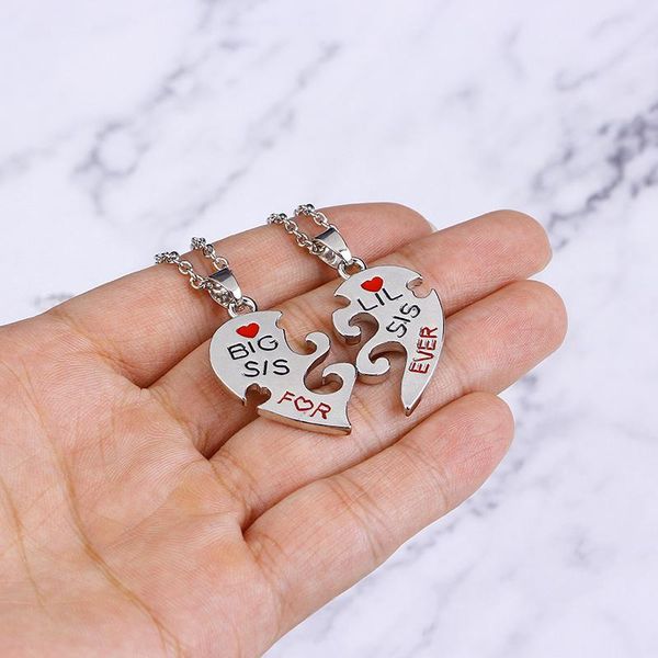 pendant necklaces fashion sister forever friend for women broken heart necklace gift jewelry, Silver
pendant necklaces fashion sister forever friend for women broken heart necklace gift jewelry, Silver