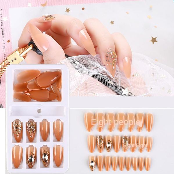 false nails 24 pieces per box nail wearers tip tasseled ice penetrating removable full art ffinished patch for women, Red;gold
false nails 24 pieces per box nail wearers tip tasseled ice penetrating removable full art ffinished patch for women, Red;gold