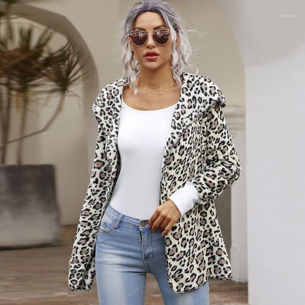 women's jackets women coat long sleeve hooded autumn warm open stitch outwear casual fashion leopard printed femme d30, Black;brown
women's jackets women coat long sleeve hooded autumn warm open stitch outwear casual fashion leopard printed femme d30, Black;brown