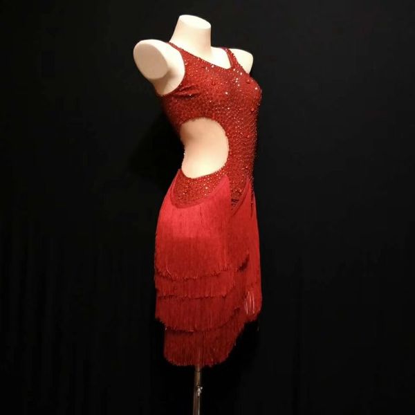 women female singe rhinestone fringes party birthday celebrate silver white dress fashion dance costume customize size, Black;red
women female singe rhinestone fringes party birthday celebrate silver white dress fashion dance costume customize size, Black;red