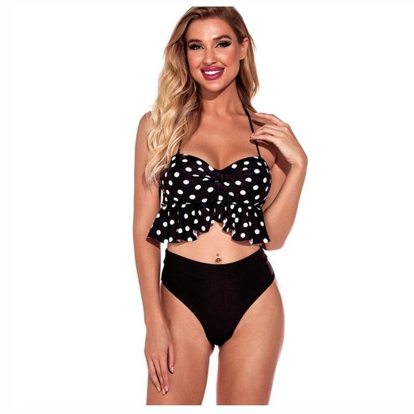 women's swimwear dot print bikini set 2021 summer biquini women swimsuit bathing suit push up brazilian maillot de bain #g3, White;black
women's swimwear dot print bikini set 2021 summer biquini women swimsuit bathing suit push up brazilian maillot de bain #g3, White;black