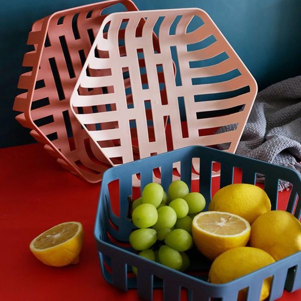 hanging baskets creative hexagon plastic plate hollow fruit vegetables storage tray red blue basket home kitchen supplies
hanging baskets creative hexagon plastic plate hollow fruit vegetables storage tray red blue basket home kitchen supplies