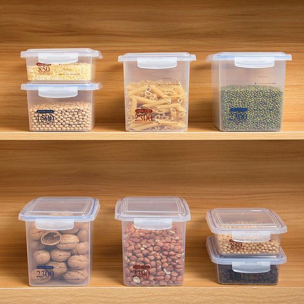 storage bottles & jars plastic transparent sealed household cereal box snack kitchen miscellaneous grains tea tank
storage bottles & jars plastic transparent sealed household cereal box snack kitchen miscellaneous grains tea tank