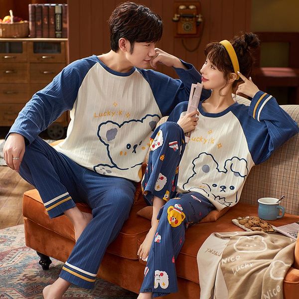 men's sleepwear 2021 autumn and winter korean couple pajamas long sleeve ladies casual suit, Black;brown
men's sleepwear 2021 autumn and winter korean couple pajamas long sleeve ladies casual suit, Black;brown