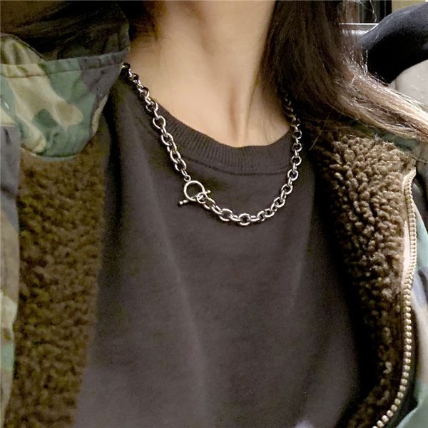 ins new creative harajuku chain choker cool pendant stainless steel necklace party jewelry for women friendship girl trendy gift j0312, Golden;silver
ins new creative harajuku chain choker cool pendant stainless steel necklace party jewelry for women friendship girl trendy gift j0312, Golden;silver